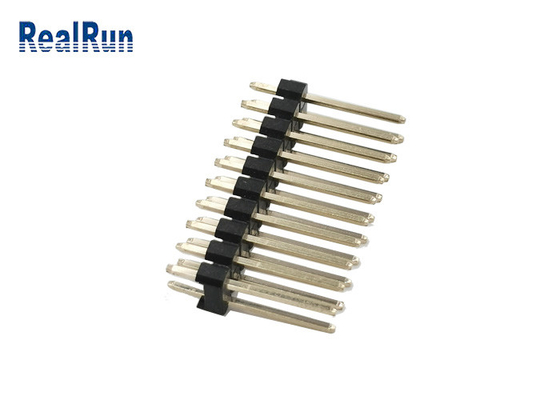 ODM OEM 2,54 Mm-Kopbalschakelaar PA6T 2 Rij Recht Pin Male