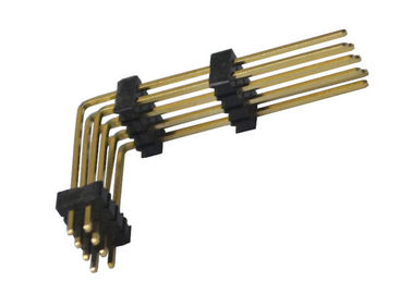 Zwarte 8 Schakelaar 1.27mm van de Speldkopbal Type drieplastiek van de Twee Rij Rechte hoek