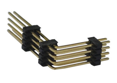 Zwarte 8 Schakelaar 1.27mm van de Speldkopbal Type drieplastiek van de Twee Rij Rechte hoek