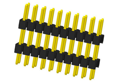 Van de de Kopbalschakelaar van de soldeersel2x20 Speld de Dubbele Rij 180 Graadtype Dubbel Plastiek