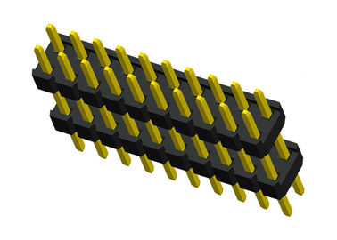 Van de de Kopbalschakelaar van de soldeersel2x20 Speld de Dubbele Rij 180 Graadtype Dubbel Plastiek