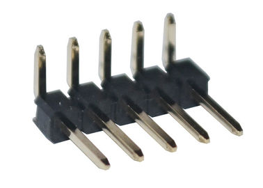 5 Schakelaar 2.54mm van de speldkopbal de Enige Kopbal van PCB van de Rij Zwarte Rechte hoek