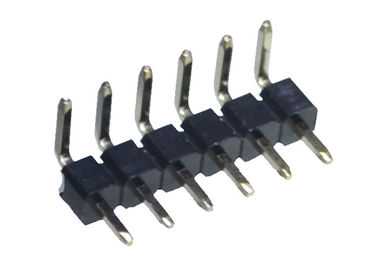 5 Schakelaar 2.54mm van de speldkopbal de Enige Kopbal van PCB van de Rij Zwarte Rechte hoek