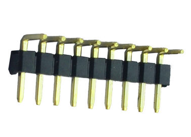 5 Schakelaar 2.54mm van de speldkopbal de Enige Kopbal van PCB van de Rij Zwarte Rechte hoek