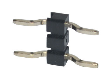 PA6T horizontaal Pin Header Connector Double 3P maakt SGS 3A DC500V vuurvast