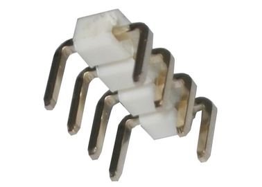 Wit 4 de Schakelaarhoogte 2.54mm van de Speldkopbal Enige Rij het Type van 90 Graadu