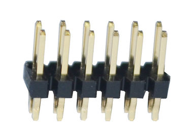500VAC messingspa6t ONDERDOMPELING Pin Header Connector 2.54mm Hoogte 12P ISO9001