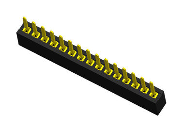 SMT-Type 15 de Schakelaar Enige Rij rechtstreeks 1.0mm X 2.1mm van de Speld Vrouwelijke Kopbal