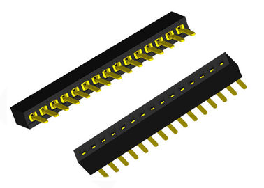 SMT-Type 15 de Schakelaar Enige Rij rechtstreeks 1.0mm X 2.1mm van de Speld Vrouwelijke Kopbal
