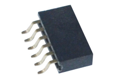 Kies/Dubbele Rij Vrouwelijke Kopbal 1.27mm 6 Type van SMT van de Speldschakelaar het Horizontale uit
