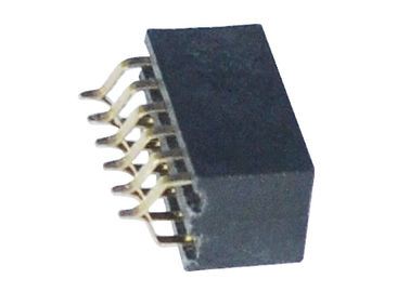 Kies/Dubbele Rij Vrouwelijke Kopbal 1.27mm 6 Type van SMT van de Speldschakelaar het Horizontale uit