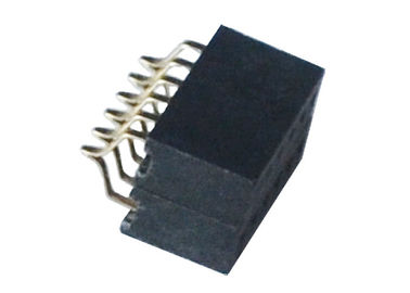 Kies/Dubbele Rij Vrouwelijke Kopbal 1.27mm 6 Type van SMT van de Speldschakelaar het Horizontale uit