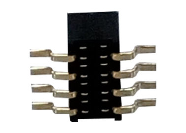 8 Schakelaar 1.27mm X 3.4mm van de speld Vrouwelijke Kopbal Enige het Type van Rijsmt Zwarte