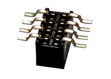 8 Schakelaar 1.27mm X 3.4mm van de speld Vrouwelijke Kopbal Enige het Type van Rijsmt Zwarte