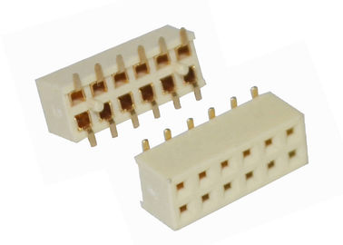12 van de Schakelaar Vrouwelijke PCB van de speldkopbal Schakelaar 2.0mm Type van SMT van de Hoogte het Dubbele Rij
