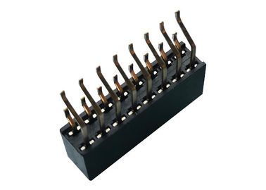 Dubbele Schakelaar 2.54mm SMT-Type 16 van de Rij Vrouwelijke Kopbal Speld met Horizontaal