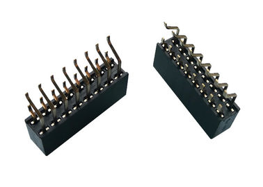 Dubbele Schakelaar 2.54mm SMT-Type 16 van de Rij Vrouwelijke Kopbal Speld met Horizontaal