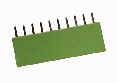 Rechte Dubbele van de Schakelaar Groene 2,54 Mm van de Rijkopbal Vrouwelijke Kopbal 10 Speld
