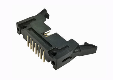 2.54mm Kopbal 14 het Speld Gehulde Gat 500V van de Rechte hoekspeld van de Schakelaartrog