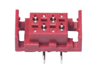 De Schakelaar Rode Vrouwelijke Kopbal 4 die Speld 500AC van 1,27 Mm Idc Voltage weerstaan