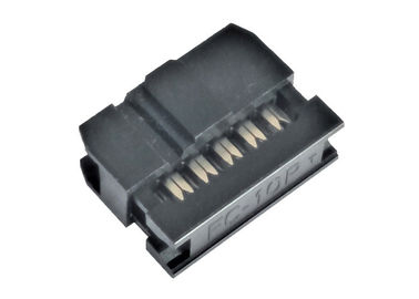 Zwarte IDC-Schakelaar 2.54mm de Vrouwelijke Schakelaars van de het Lintkabel van de Kopbalcomputer