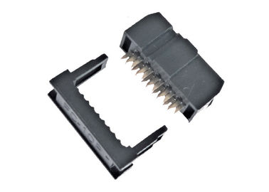 Zwarte IDC-Schakelaar 2.54mm de Vrouwelijke Schakelaars van de het Lintkabel van de Kopbalcomputer