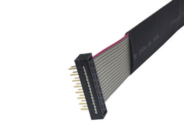 Douane 2.0mm van de de Kabelassemblage van IDC de Vlakke Beëindiging van het de Haak Rechthoekige Soldeersel