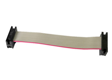 2.0mm IDC beschermden Vlakke Lintkabel 10 de Grijze Kleur van de Speld Veranderlijke Lengte