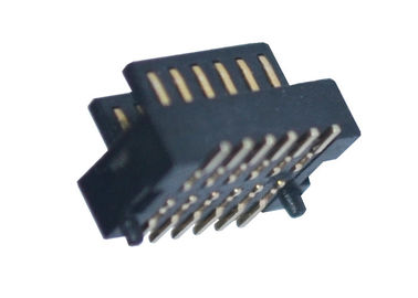 De zwarte Oppervlakte van H2.0 Mm zet 2*6 Pin Board To Board Connector 0.8Mm Type van Hoogte op het Mannelijke SMT