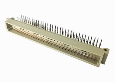 Messing DIN 41612 de Rechte hoekschakelaar van Schakelaarpcb 2,54 Mm-Hoogtekopbal