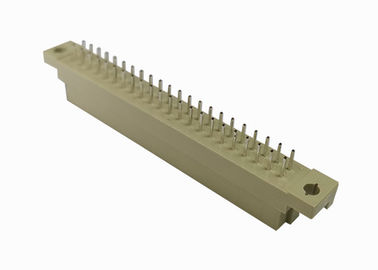 Van de de Rijspeld van de koperlegering de Dubbele van de Kopbal 2.54 Mm Hoogte Vrouwelijke Rechte 180 Graad