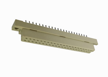 Van de de Rijspeld van de koperlegering de Dubbele van de Kopbal 2.54 Mm Hoogte Vrouwelijke Rechte 180 Graad