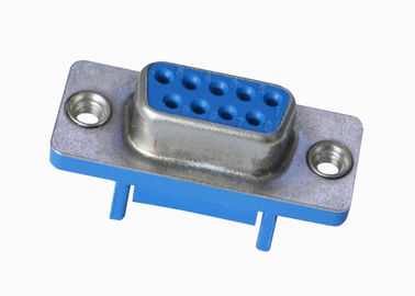 Blauwe 2.77mm het Type van 9 Speldd Contactdoos Recht Type van DP van het Vrouwelijke Schakelaarsoldeersel