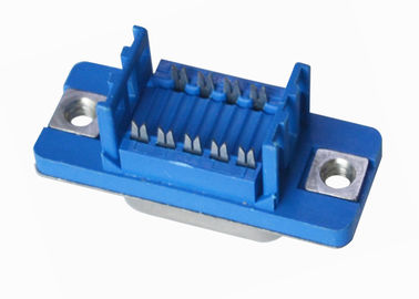 Blauwe 2.77mm het Type van 9 Speldd Contactdoos Recht Type van DP van het Vrouwelijke Schakelaarsoldeersel