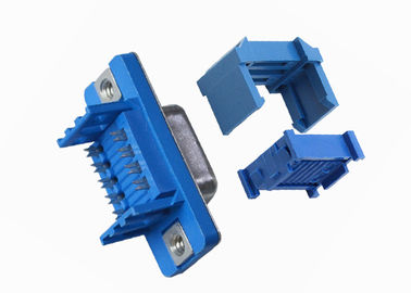 Blauwe 2.77mm het Type van 9 Speldd Contactdoos Recht Type van DP van het Vrouwelijke Schakelaarsoldeersel