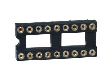 Rond Gat 2.54mm IC-de Kopbalschakelaar van de Contactdoos18p Rechte Speld 180 Graad