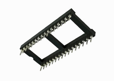 Messingscontactdoos Ic 16 Speld180°two Rij 2.54mm Hoogte 7,62 de Schakelaar van de Kaartrand