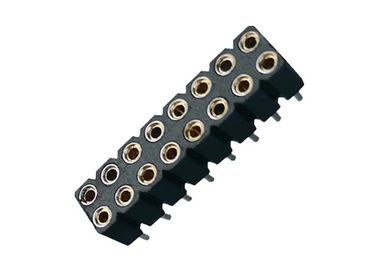 Machinaal bewerkt om Vrouwelijke de Schakelaaronderdompeling PPS 2.54mm 180° UL94V 0 van de Speldkopbal