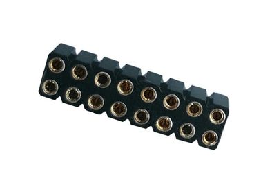 Machinaal bewerkt om Vrouwelijke de Schakelaaronderdompeling PPS 2.54mm 180° UL94V 0 van de Speldkopbal