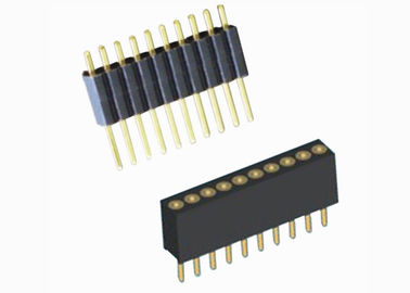 PCB kiezen Rij Vrouwelijke Kopbal 1.27mm Huidige Classificatie van Hoogte uit de Rechte 2 AMPÈRE