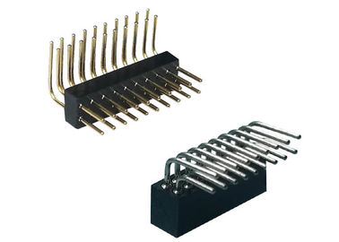 1.27mm Dubbele van de Rechte hoekpcb van de Rij Vrouwelijke Kopbal de Raadsschakelaar 20 Speld