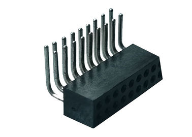 1.27mm Dubbele van de Rechte hoekpcb van de Rij Vrouwelijke Kopbal de Raadsschakelaar 20 Speld