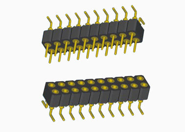 Twee Rij SMT om Vrouwelijke Speldkopbal 20 Kopbal Vrouwelijke 2.0mm Hoogte van Speldpcb