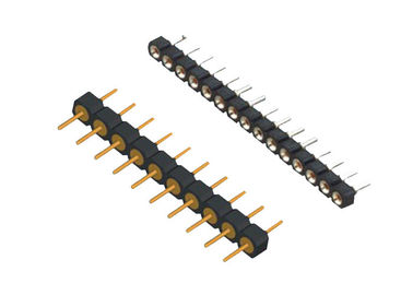 2.54mm door de Kopbal Enige Rij Type 10 van de Gatenspeld van 180 Graadonderdompeling Speldschakelaar