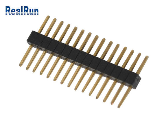 15 Polen 0.75A PA6T 0.3mm Eindpin header connector