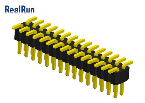 PA6T 1.0mm Dubbele Rij 2x10P SMD Pin Header Connector