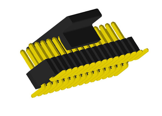 SMT 0.75A 1.0mm Hoogtepa6t UL94V-0 Dubbele Rij Pin Header