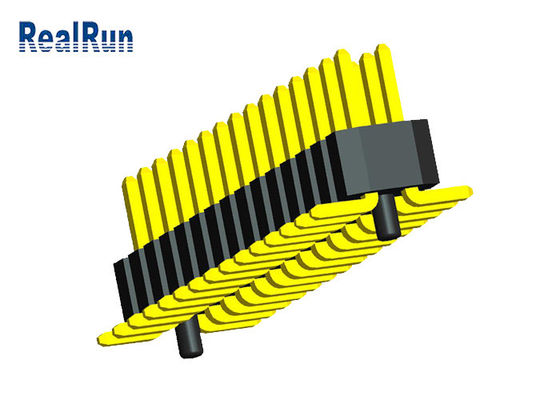 1.0mm Hoogte Dubbele Rij SMT Pin Header 0.75A met Plaatspost