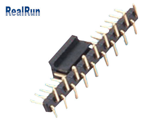 Enige Rij 18P PA6T 1.27mm Verticale Mannelijke Kopbalschakelaar UL94V-0