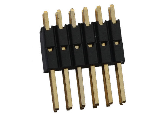 PA9T isolatie Dubbele Rij 1.27mm Hoogte Pin Header Connector